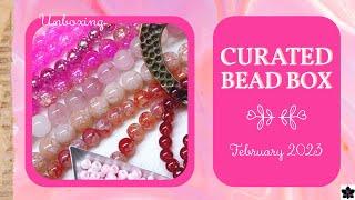 Curated Bead Box Subscription - February 2023