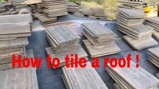 Learn To Tile a Roof