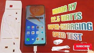 Honor X7 Superfast Battery Charging (22.5 Watts) Speed Test 0%-100% How Long Will it Take to Charge?