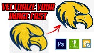 How to Vectorize your Image Fast|Tutorial