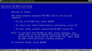 PCem Tutorial - Download & Install MS-DOS 6.22