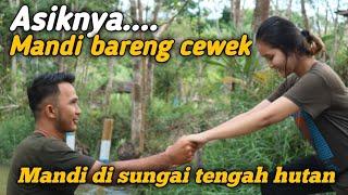 ASIKKK... MANDI BARENG CEWEK DI HUTAN|| Film Pendek (Short Movie).