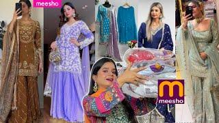 *HUGE* Meesho Designer Pakistani Sharara Sets Under ₹1600/- #meesho | SSaba Mushtaque