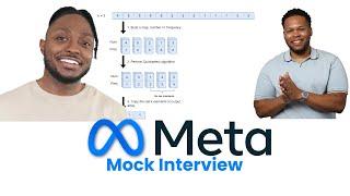 Meta Data Engineer Mock Interview: Solving a Python Coding Challenge (ft. Rahmel Bailey)