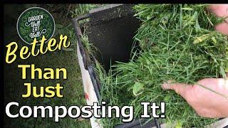 BEST Use For Grass Clippings EVERYWHERE In The Garden! MORE Benefits & Easier Than Composting It!