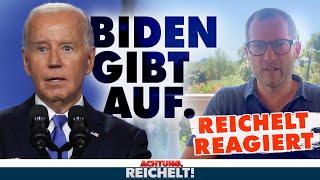 Die Biden-Verschwörung! Linke Lügen fliegen auf! Reichelt reagiert!| Achtung, Reichelt! vom 22.07.24