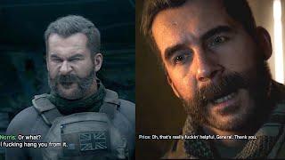Change In Captain Price Threatening His Superiors - Call Of Duty Modern Warfare 2