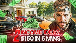 2 LAZY INCOME IDEAS with 1 AI Tool ($150 every 5 minutes)