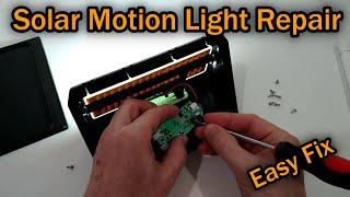 How To Repair A Solar Security Light In 10 Minutes? (Motion Sensor Solar Light Repair)