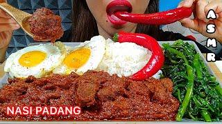 EATING NASI PADANG ASMR (WITH HANDS) 먹방 Real Sounds