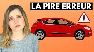 Pourquoi ta voiture te rend PAUVRE? (explication et calculs)