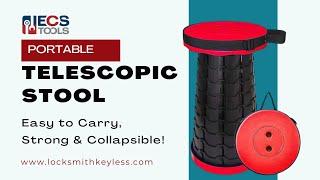 ECS TOOLS Telescopic Stool – Easy to Carry, Strong & Collapsible!