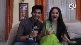 Dhartiputra Nandini Serial Aakash and Nandini Fun Segment, exclusive interview Shagun & Aman