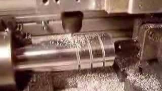 CNC Ringnuten fräsen mit Rundachse 4te Achse 4th axis Rotary