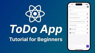 React Native ToDo App Tutorial for Beginners