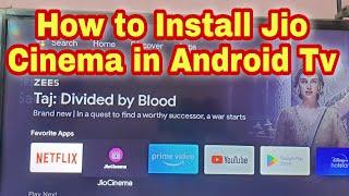 How to Install Jio Cinema in Android Tv | how to download jio cinema app in smart tv |Jio cinema