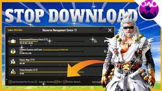 How To Stop Auto Download In PUBG-MOBILE (Version 2.4 And Above) 2023