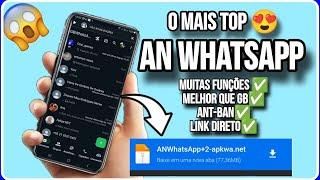 PEGOU AI? NOVO WHATSAPP MODIFICADO Melhor que GB Muitas Funçoes (downloadapkgbwhatsapp atualizado