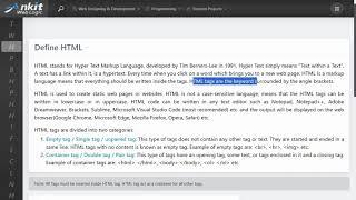 Html Tutorial 2 - Define HTML