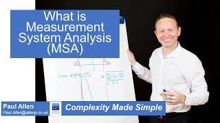 Complexity Made Simple  - Measurement System Analysis (SPC)