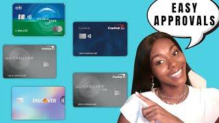 5 Easy Credit Cards To Get Approved For With No Hard Inquiry - Bad Credit OK | Rickita