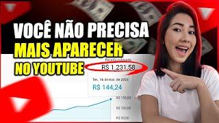 COMO CRESCER NO YOUTUBE SEM APARECER? COMO GANHAR DINHEIRO COM UM CANAL SEM APARECER NO YOUTUBE?