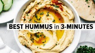 HOW TO MAKE HUMMUS | healthy & easy hummus recipe