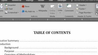 Word Table of Contents: How to Manually Align Page Numbers