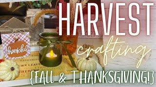 *Simple HARVEST Crafts*  {For My Mom!}  Fall & Thanksgiving Decor!