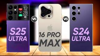 Samsung Galaxy S25 Ultra Vs iPhone 16 Pro Vs Samsung Galaxy S24 Ultra| Comparison| You Know ?