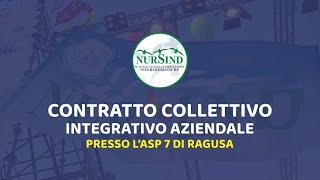 Il Contratto Collettivo Integrativo Aziendale presso l'Asp 7 di Ragusa