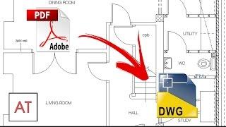 Convert PDF to CAD - DWG DXF AutoCAD