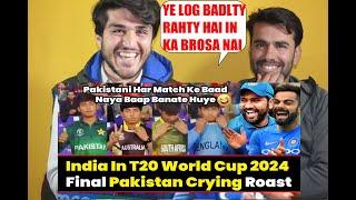 India In Final Pakistanis Crying Roast  Pakistan Reaction On T20 World Cup 2024 Roast _ Twibro-