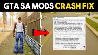  GTA San Andreas MODS Crash Fix PC | How To Fix GTA SA Crash ?