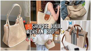 SHOPEE HAUL SHOULDER BAG KOREA AESTHETIC | WAJIB BORONGG PART 2!!