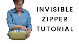 Invisible Zipper Tutorial