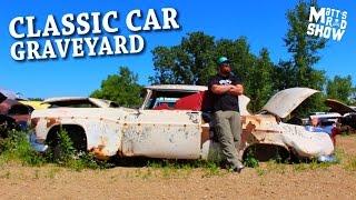 CLASSIC CAR GRAVEYARD! - JUNKYARD - Exploring hundreds of rusting classic cars - Matt's Rad Show