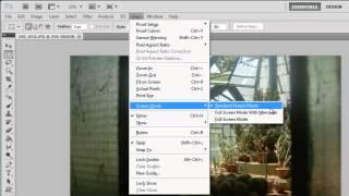 How to View Photoshop Full Screen