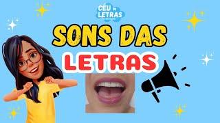 OS SONS DE TODAS AS LETRAS| ALFABETO DAS BOQUINHAS| APRENDER A LER