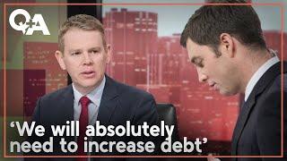 Chris Hipkins: Time for 'honest' chats about debt, tax for NZ's needs | Q+A 2024