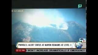 PHIVOLCS: Alert status at Mt. Mayon remains at level 3 || Sept. 18, 2014