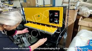 Blister packing machine for cosmetic industry | lip balm packing machine | blister sealing machine