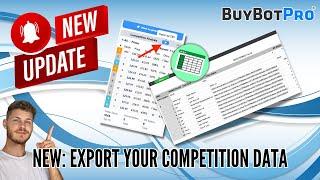 NEW: Export Amazon Competition Data Into A CSV Spreadsheet