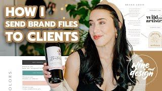 HOW I SEND LOGO FILES TO CLIENTS | Brand Guideline Design | Wine and Design Ep 46