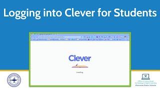 WPS Logging into Clever for Students