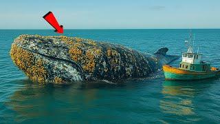 Fishermen Save Giant Blue Whale from Millions of Barnacles – A Miraculous Rescue!