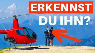 Grüner rastet aus: Hubschrauber für Wanderung