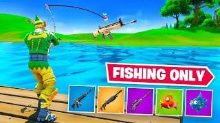 Using *ONLY* Fishing Loot to WIN Fortnite 2!