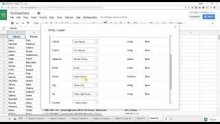 Import data from Google Sheets in Salesforce - MySalesData G-Sheets Connector for Salesforce.