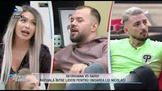 Georgiana si Nicolas vs Radu si Adelina! "Live-uri" buclucase cutremura casa! Ana, pusa la zid!